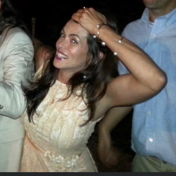 Miss Sixty peach lace sundial/seashell keyhole dress size 0 but fits like a 2 🐚 - Picture 6 of 6